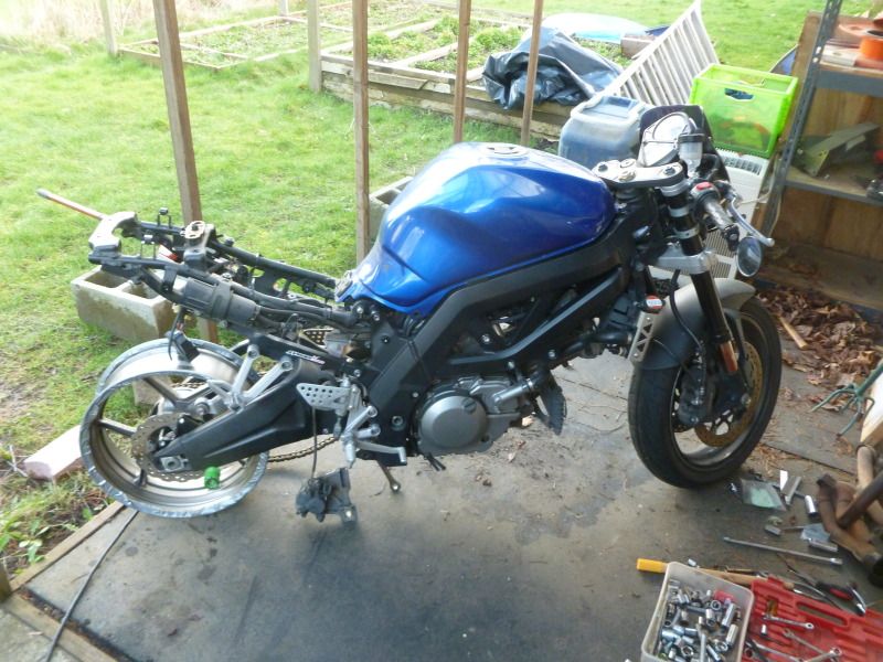 07 ZX6R swingarm swap Page 3 Suzuki SV650 Riders Forum